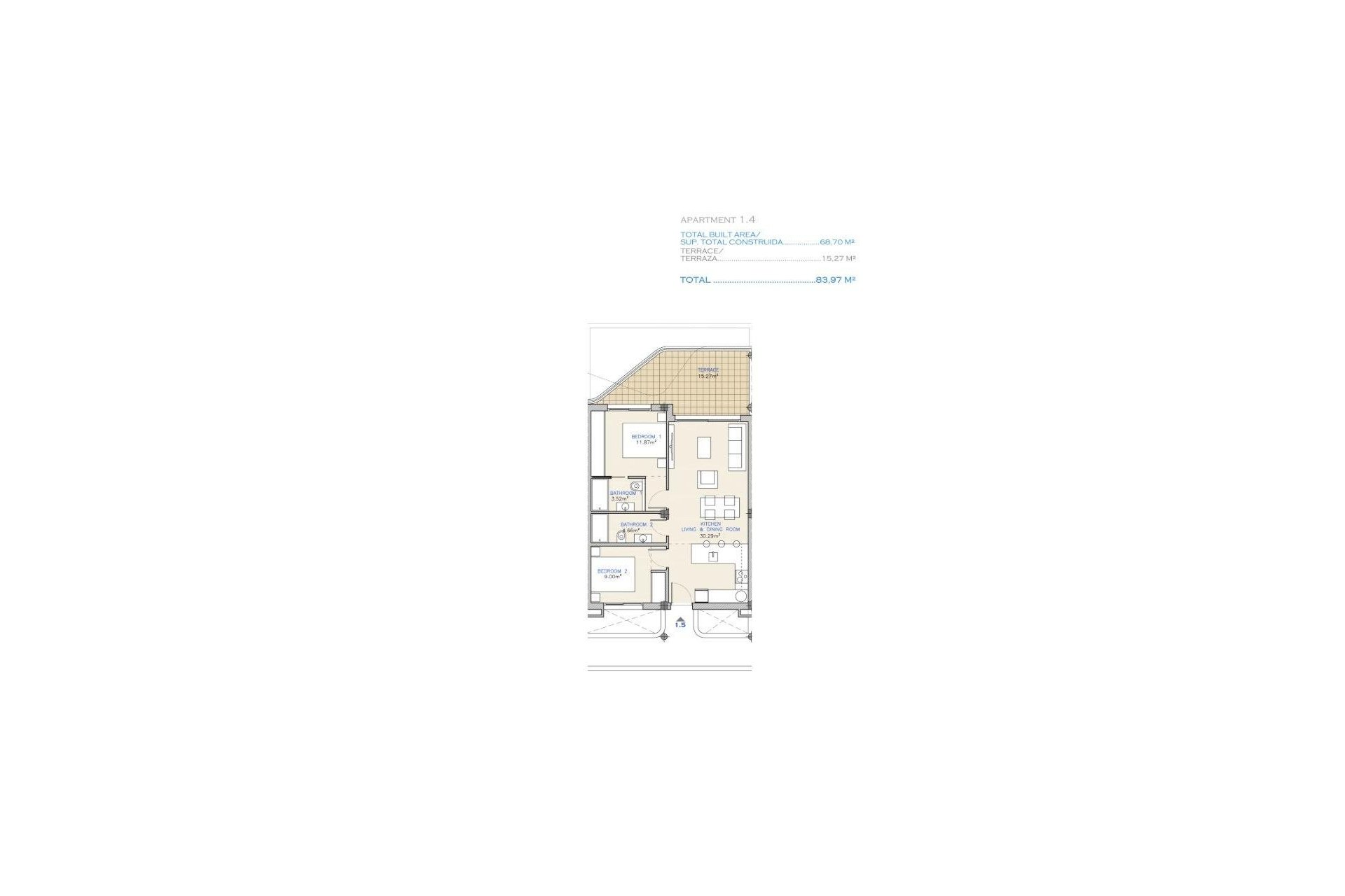 Nouvelle construction - Apartment -
Los Alcazares - Serena Golf