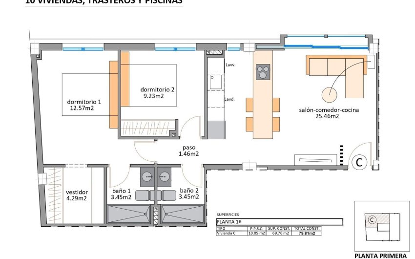Nouvelle construction - Apartment -
San Pedro del Pinatar - Lo Pagan