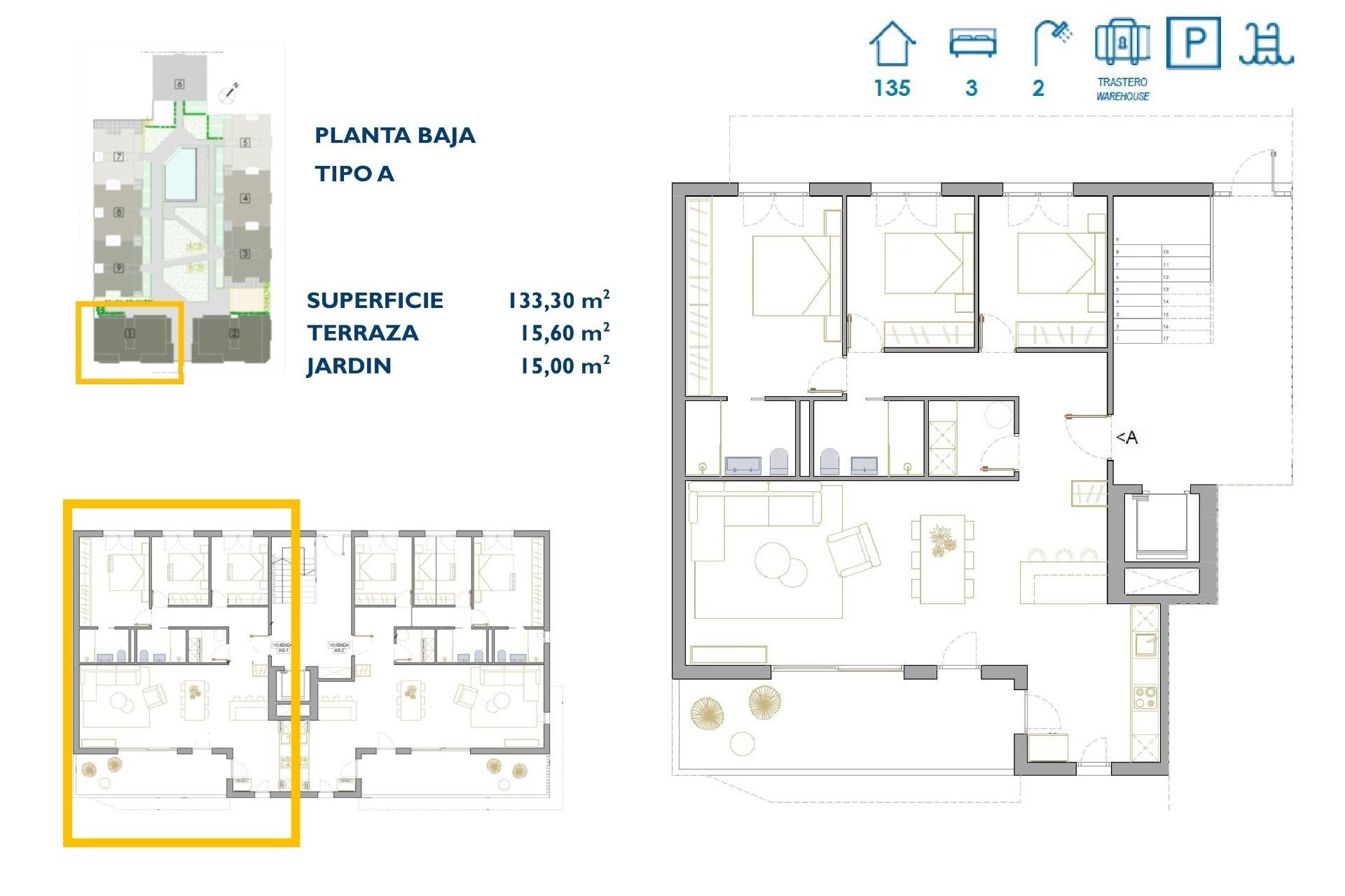 Nouvelle construction - Apartment -
San Pedro del Pinatar - Pueblo