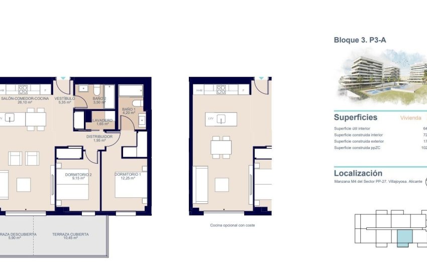 Nouvelle construction - Apartment -
Villajoyosa - Playa del Torres