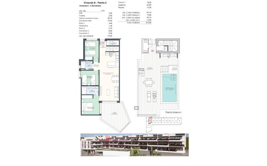 Nouvelle construction - Attique -
Benijofar - Pueblo