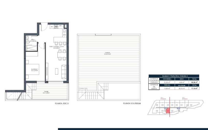 Nouvelle construction - Attique -
Formentera del Segura - Pueblo