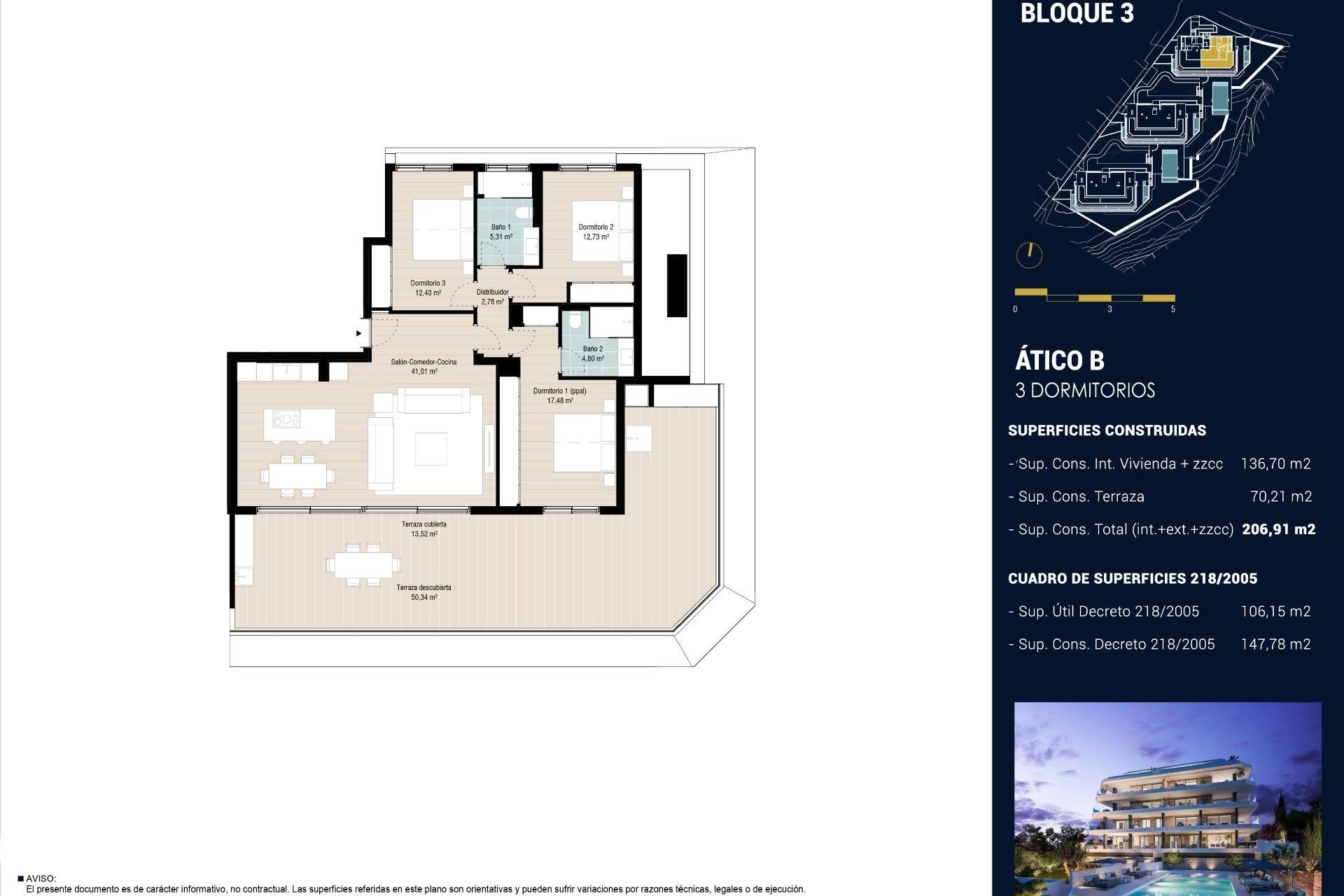 Nouvelle construction - Attique -
Fuengirola - Higueron