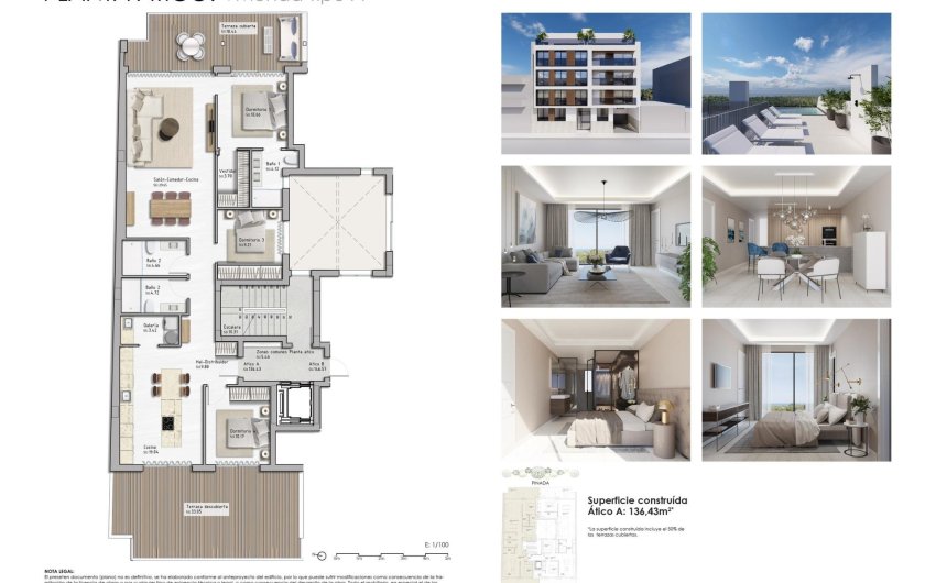 Nouvelle construction - Attique -
Guardamar del Segura - Pueblo