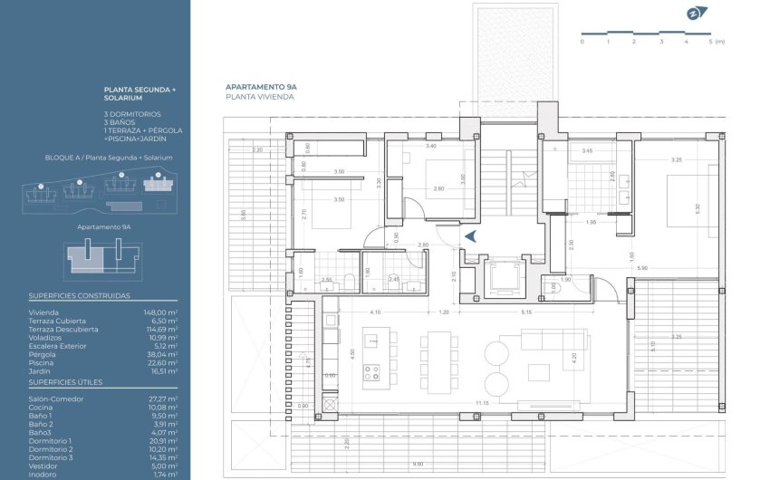 Nouvelle construction - Attique -
La Nucía - Puerto Azul