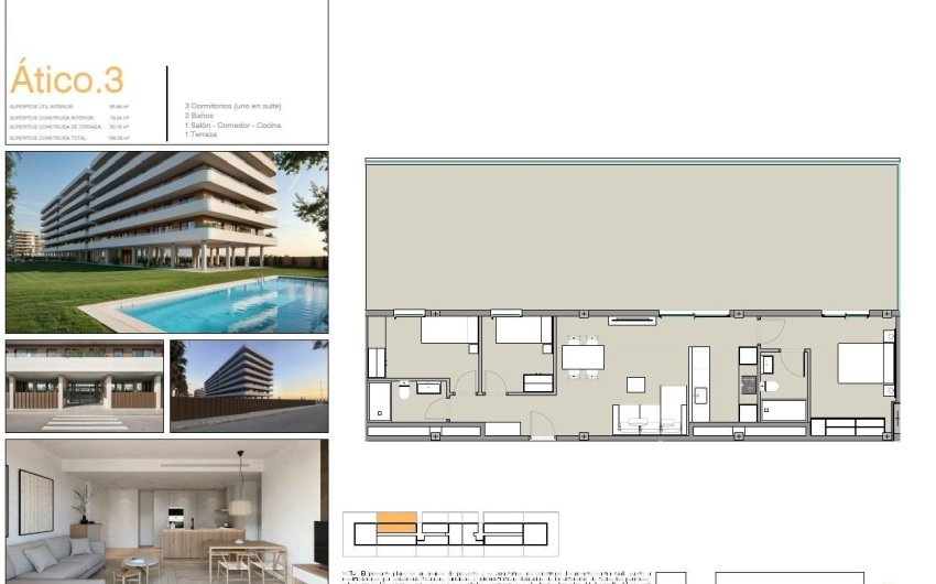 Nouvelle construction - Attique -
Moncofa - Playa de Moncofa