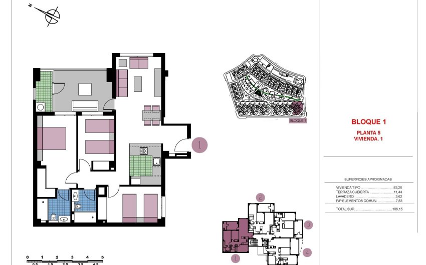 Nouvelle construction - Attique -
Pilar de la Horadada - Mil Palmeras