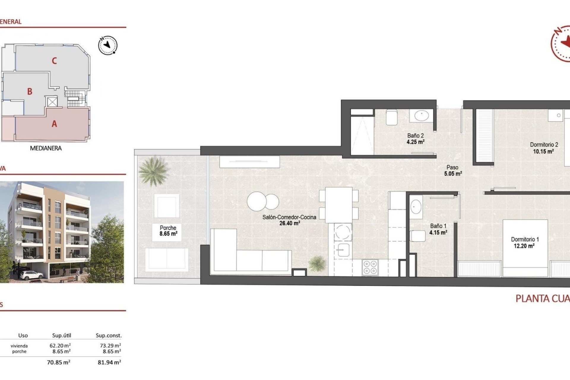 Nouvelle construction - Attique -
San Pedro del Pinatar - Lo Pagan