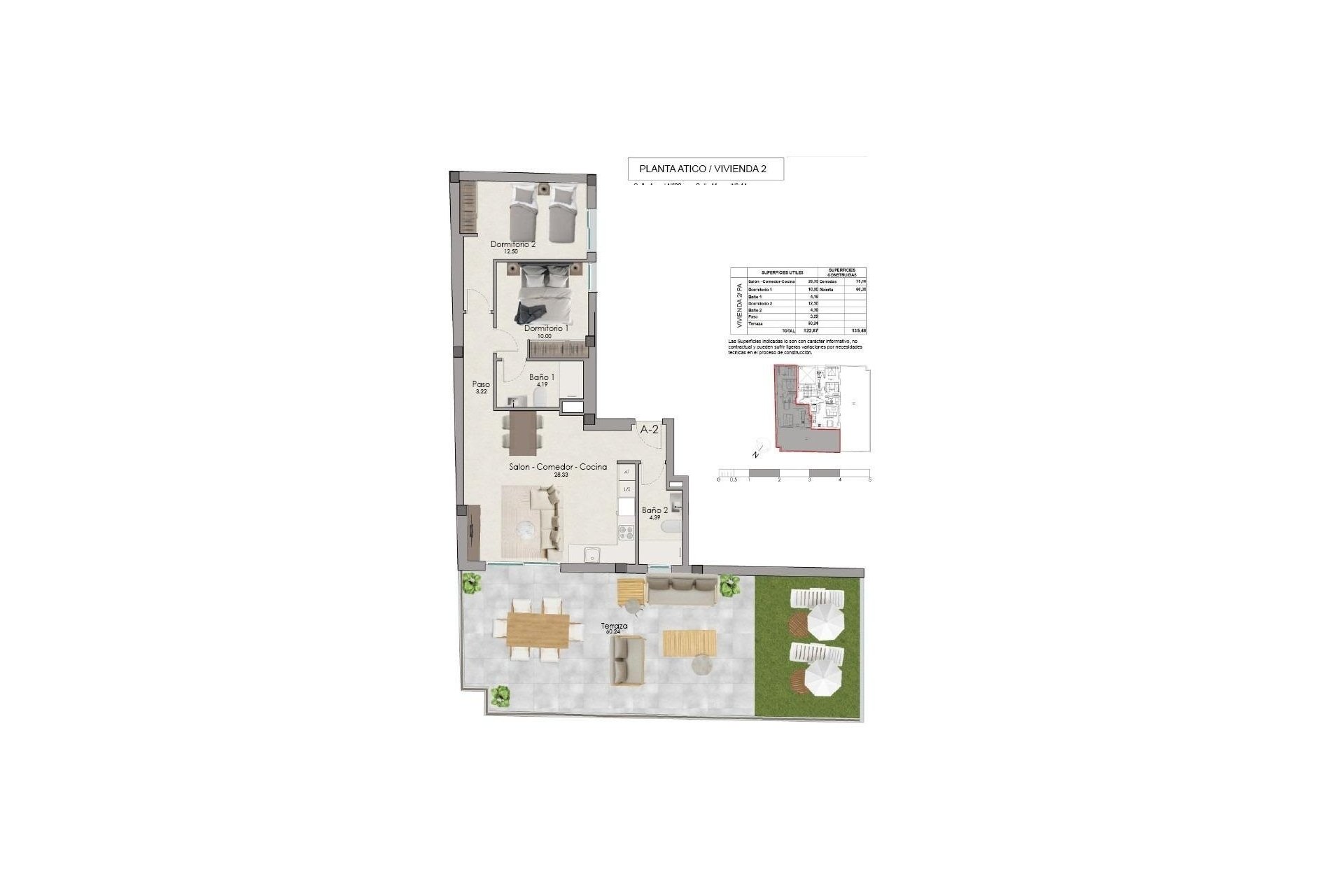 Nouvelle construction - Attique -
Santa Pola - Centro