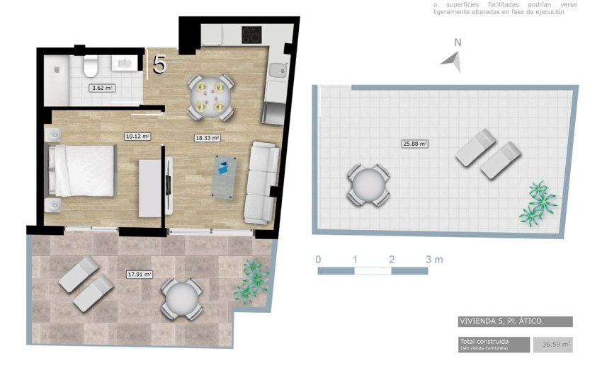 Nouvelle construction - Attique -
Torrevieja - Centro