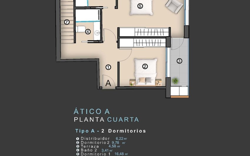 Nouvelle construction - Attique -
Torrevieja - Centro