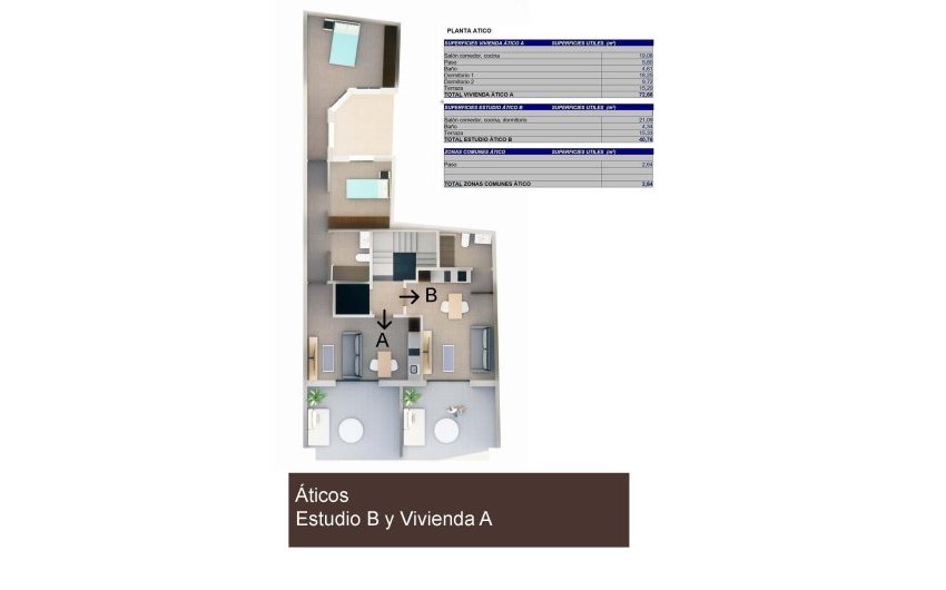 Nouvelle construction - Attique -
Torrevieja - Centro