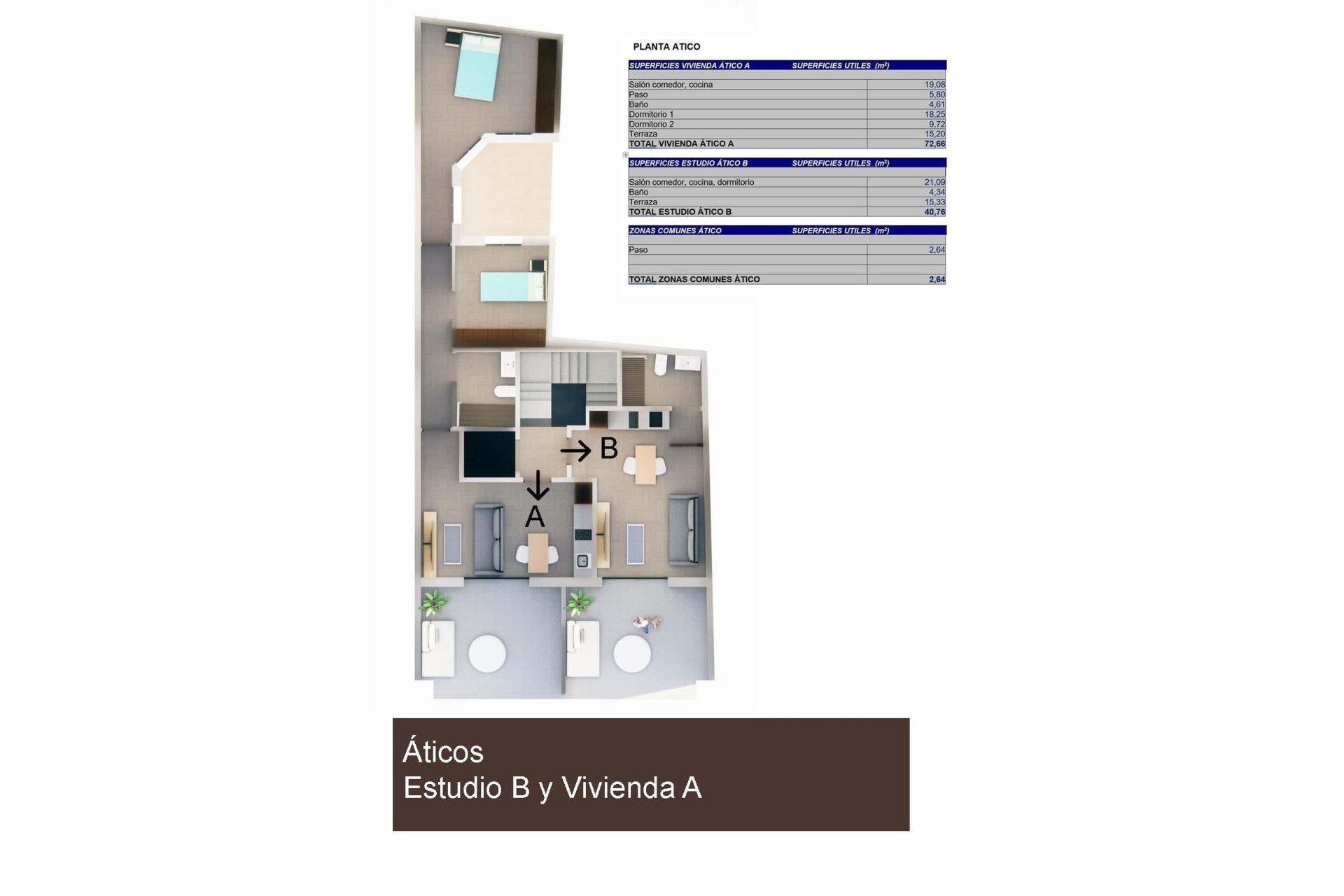Nouvelle construction - Attique -
Torrevieja - Centro