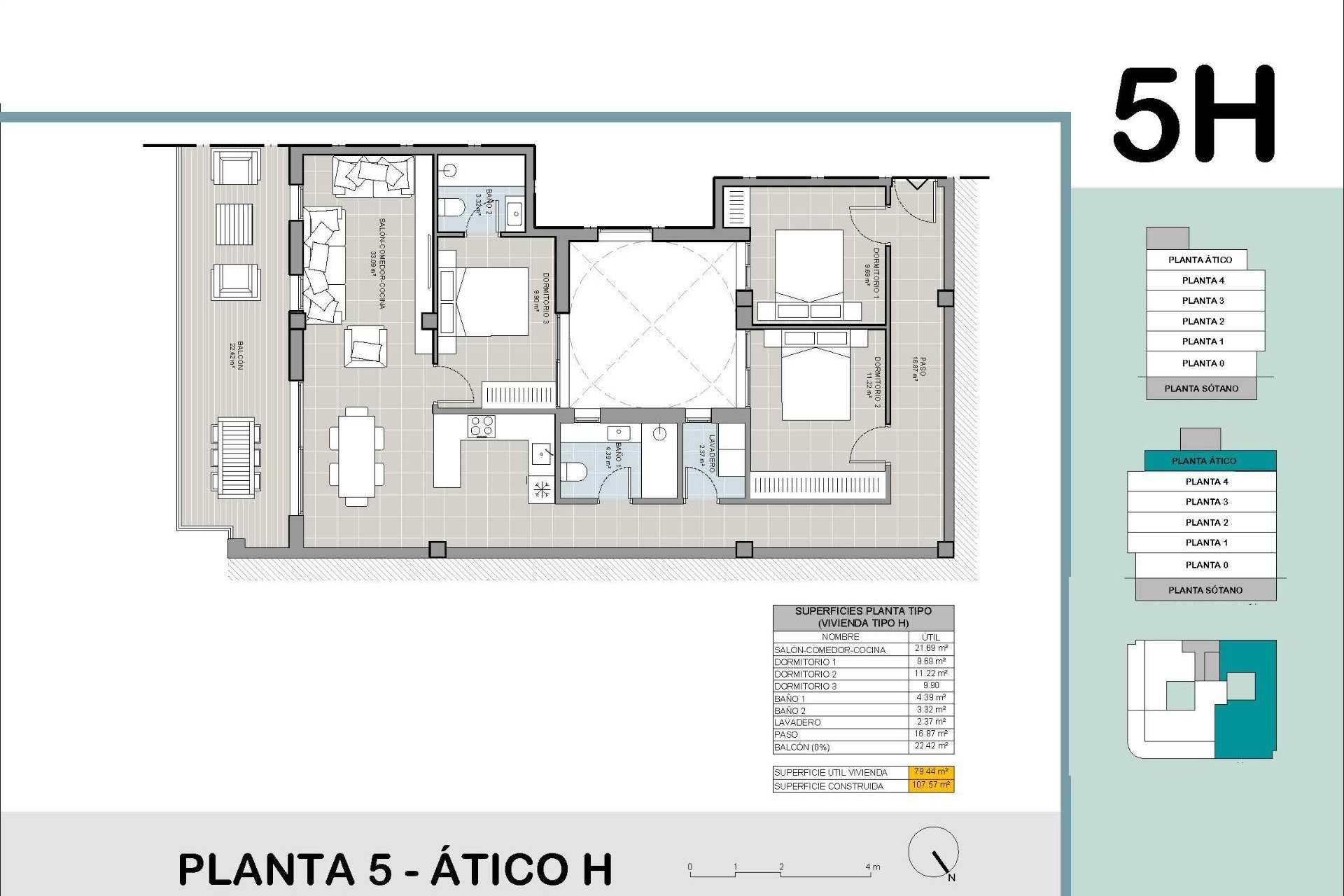 Nouvelle construction - Attique -
Torrevieja - El acequión