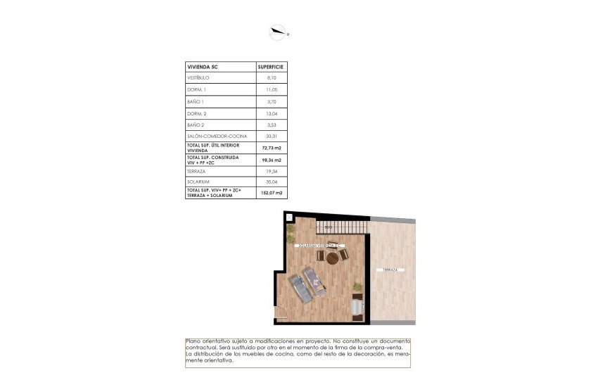 Nouvelle construction - Attique -
Torrevieja - PARQUE DE LAS NACIONES