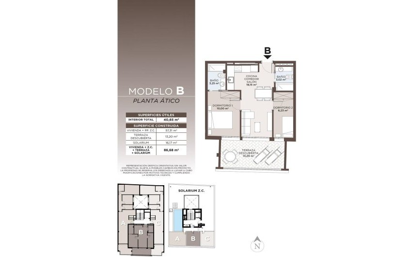Nouvelle construction - Attique -
Torrevieja - Playa de El Cura