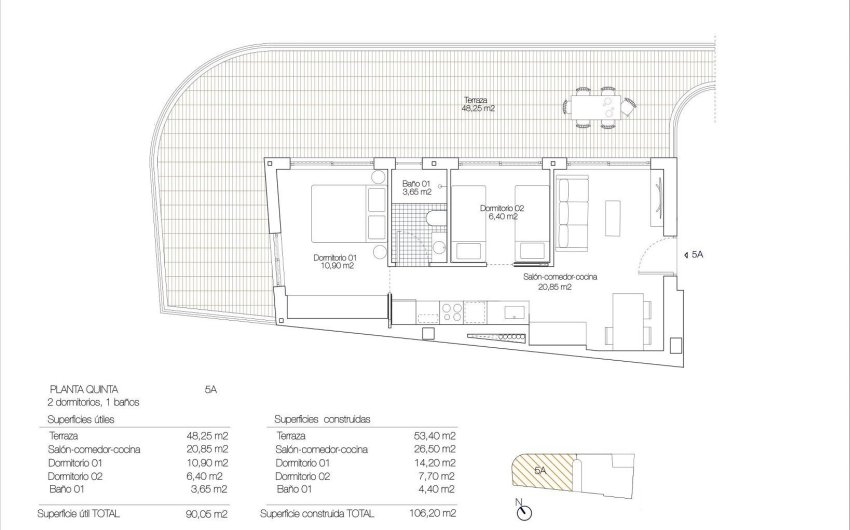 Nouvelle construction - Attique -
Torrevieja - Playa de los Locos