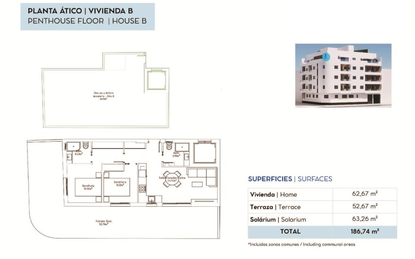 Nouvelle construction - Attique -
Torrevieja - pueblo