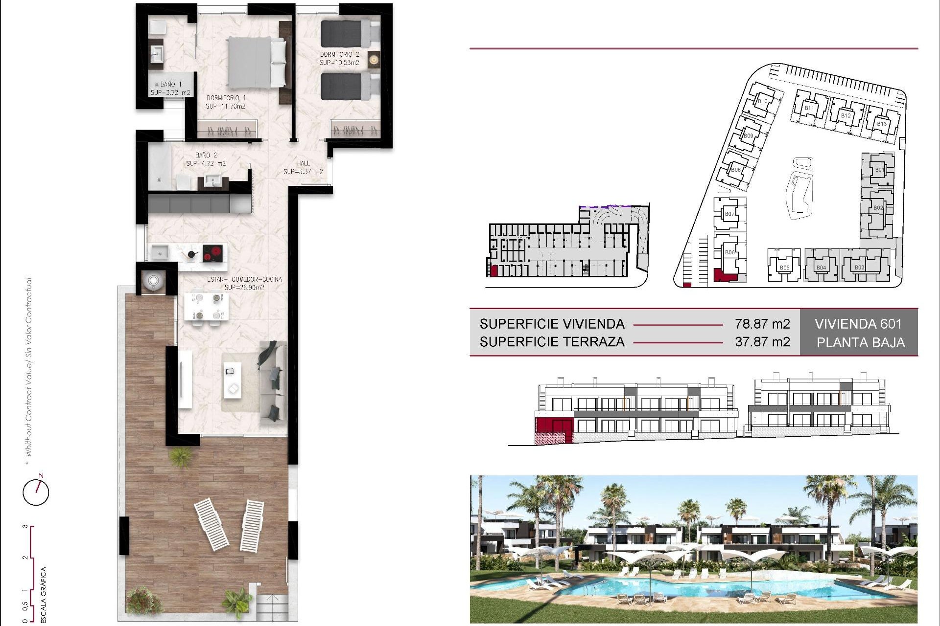 Nouvelle construction - Bungalow -
Ciudad Quesada - Lo Marabú