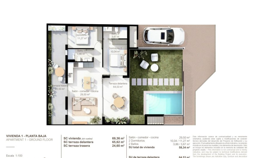 Nouvelle construction - Bungalow -
San Pedro del Pinatar - Lo Pagan