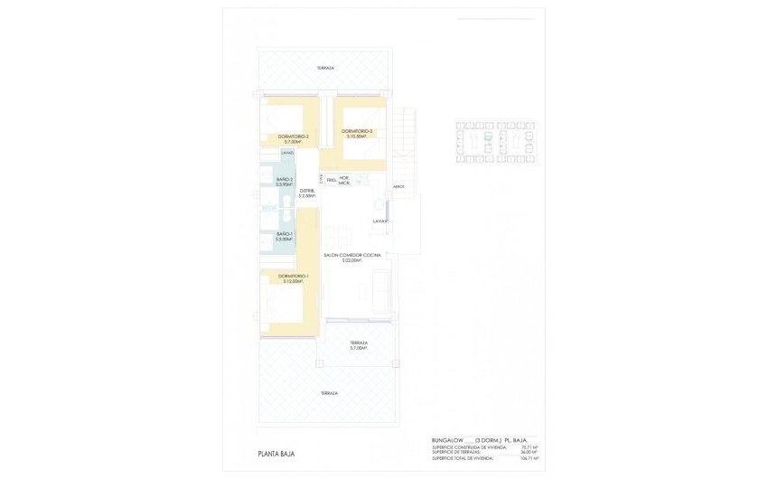 Nouvelle construction - Bungalow -
Torrevieja - Los Balcones