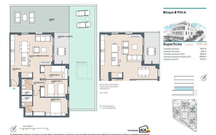 Nouvelle construction - Ground floor apartment -
Benicassim - Almadraba