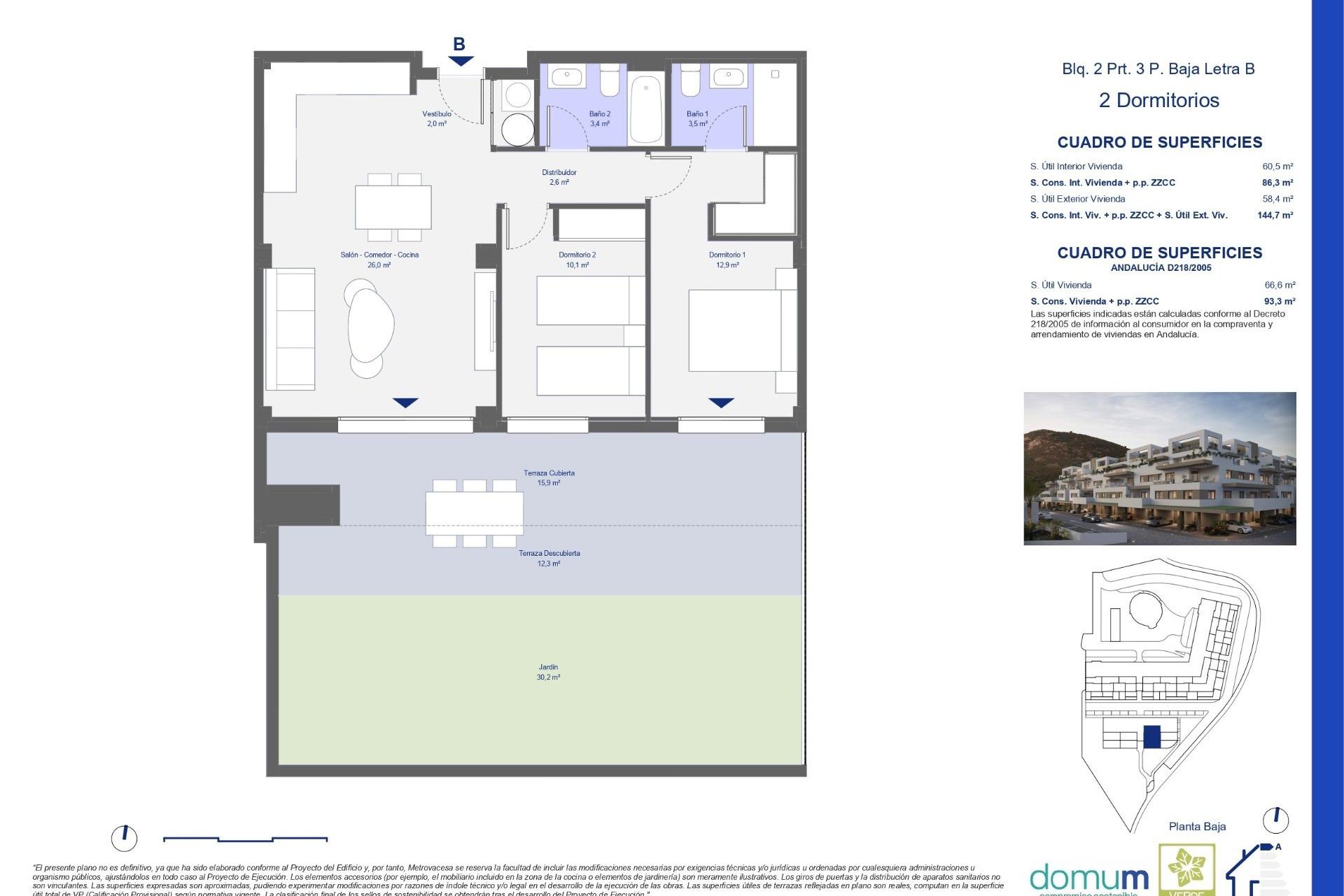 Nouvelle construction - Ground floor apartment -
Pulpi - Aguilón Golf