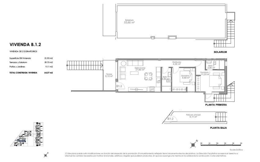 Nouvelle construction - Top Floor Bungalow -
Puerto de Mazarron - Playa Negra