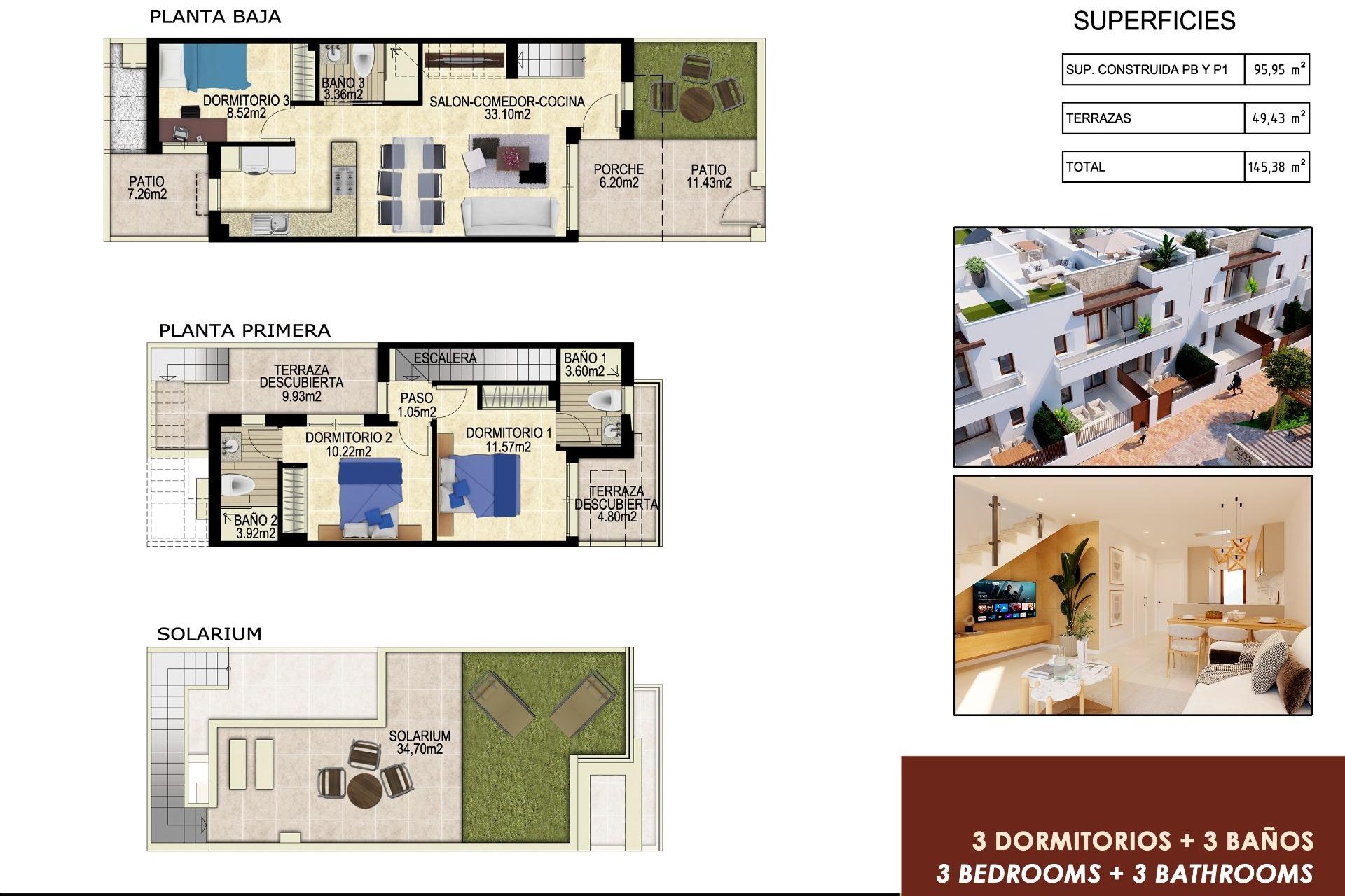 Nouvelle construction - Town House -
Orihuela - Vistabella Golf