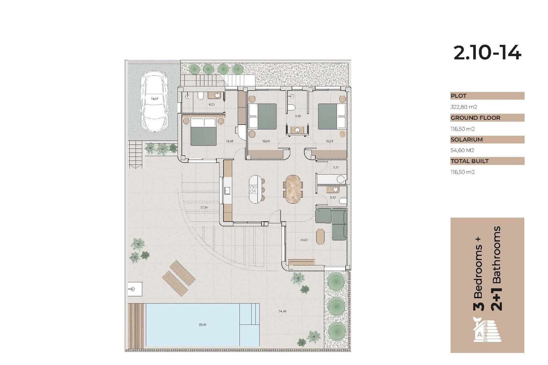 Nouvelle construction - Villa -
Algorfa - La Finca Golf