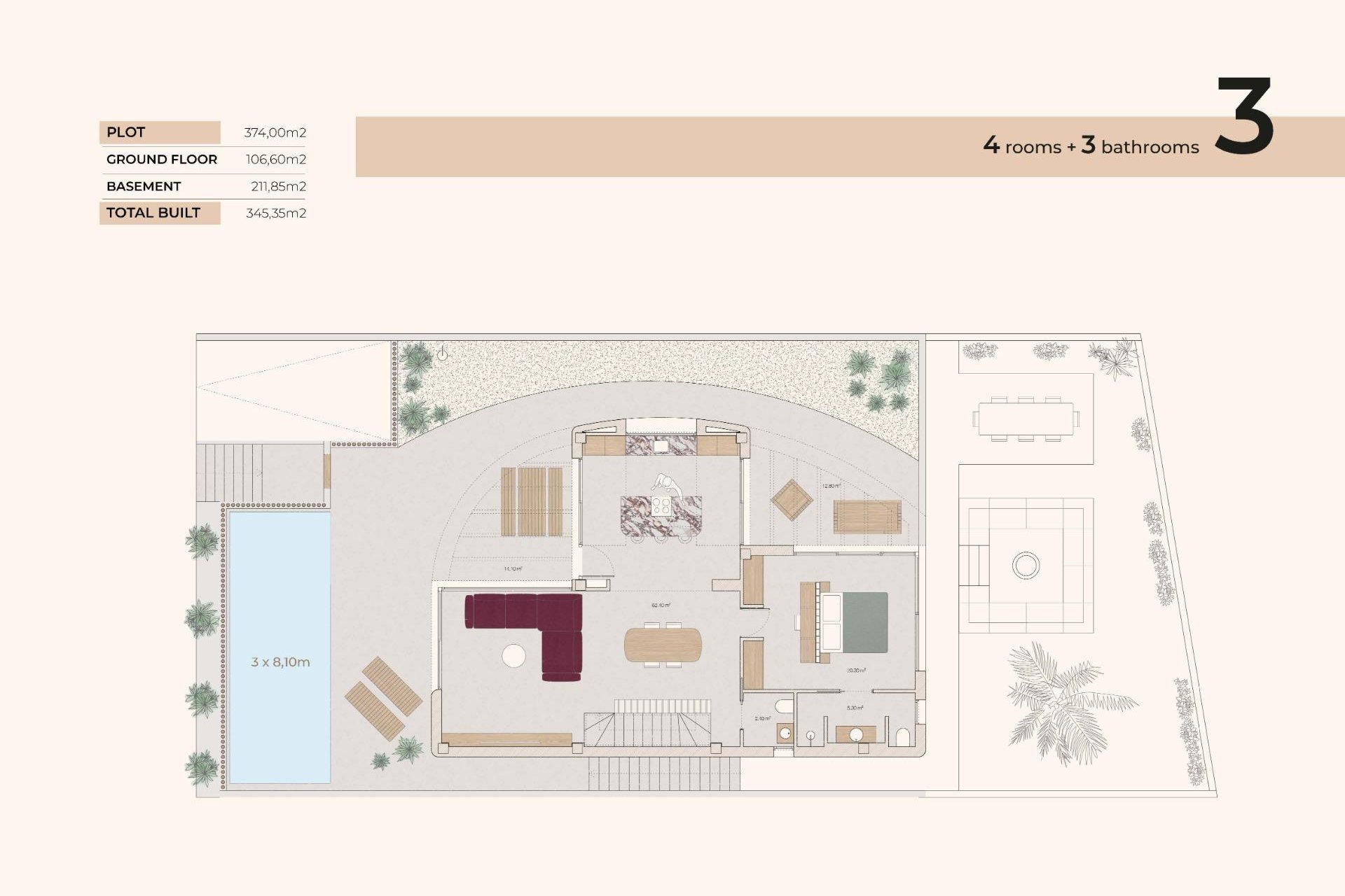 Nouvelle construction - Villa -
Algorfa - La Finca Golf