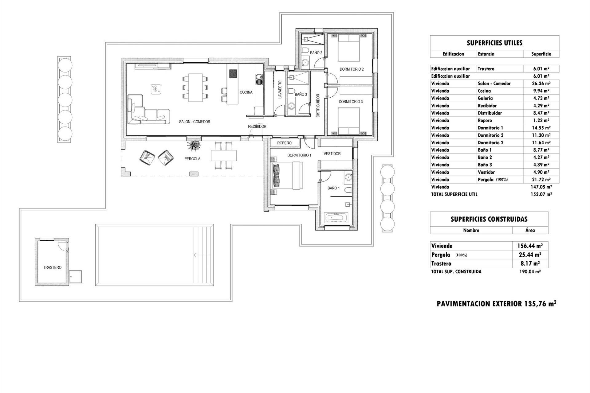 Nouvelle construction - Villa -
Aspe - Poligono 19