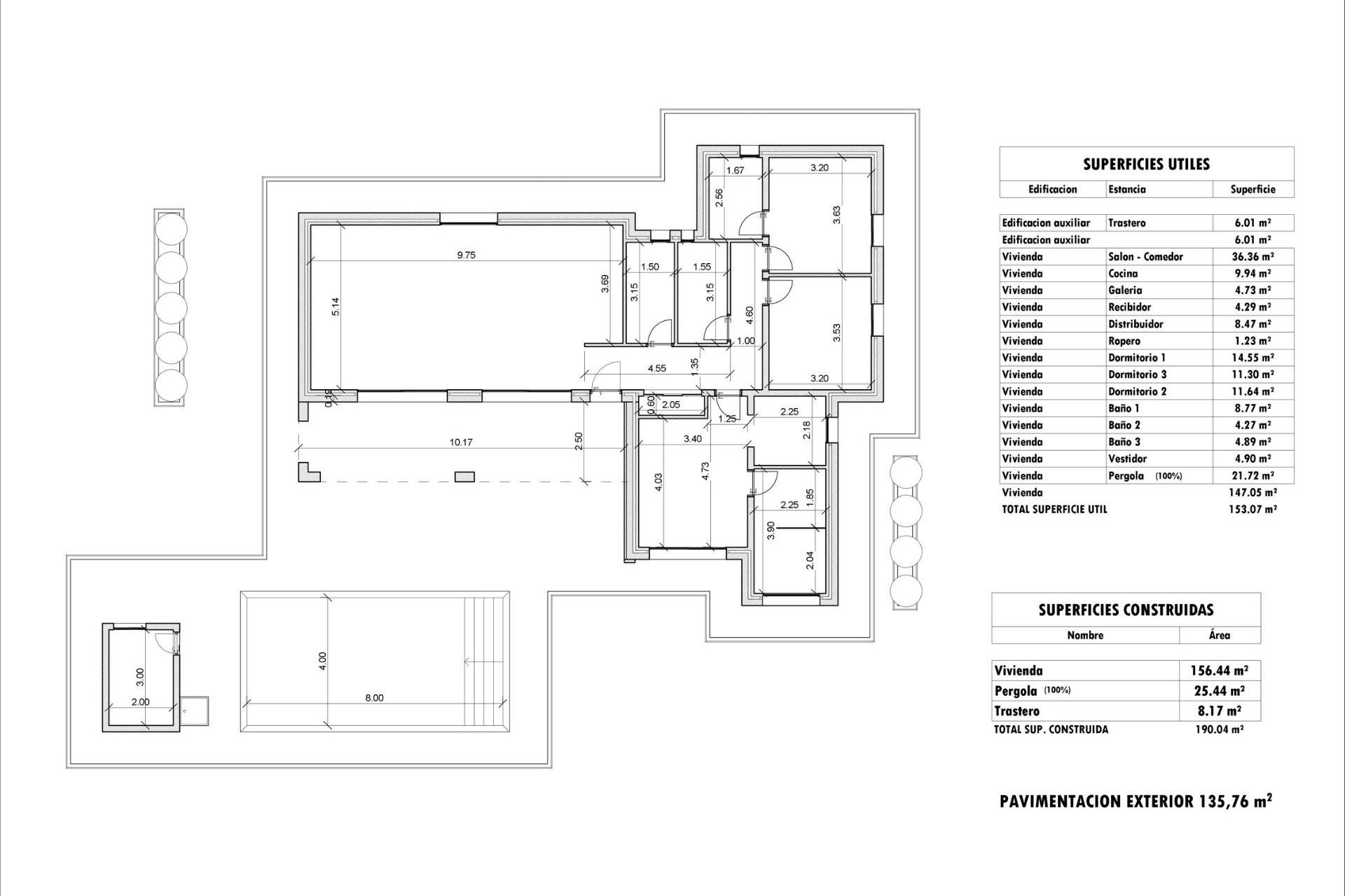 Nouvelle construction - Villa -
Aspe - Poligono 19