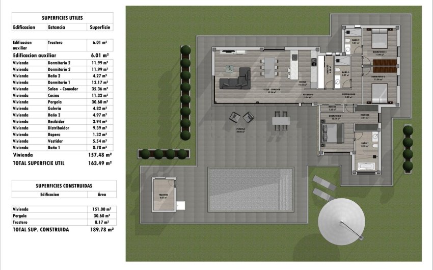 Nouvelle construction - Villa -
Aspe - Poligono 19