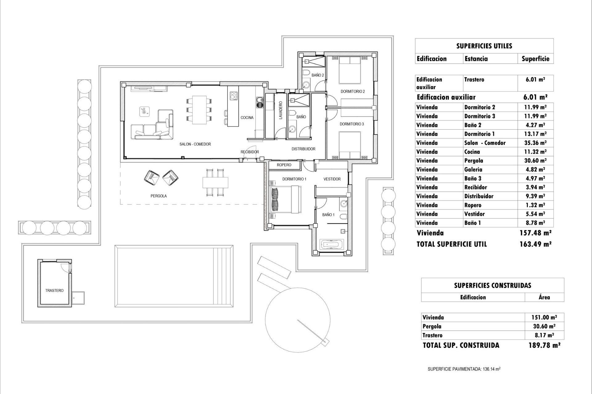 Nouvelle construction - Villa -
Aspe - Poligono 19