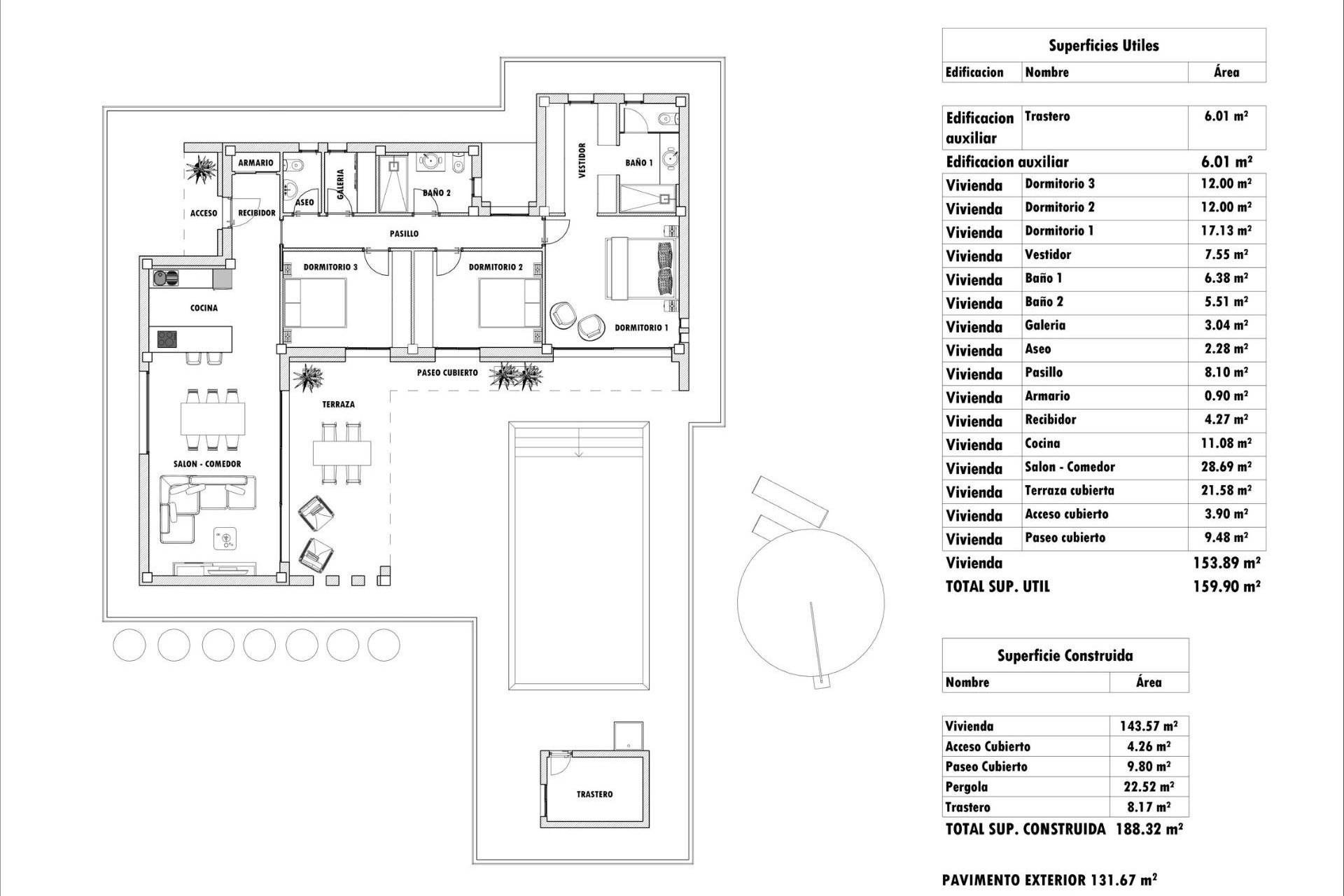 Nouvelle construction - Villa -
Aspe - Poligono 19