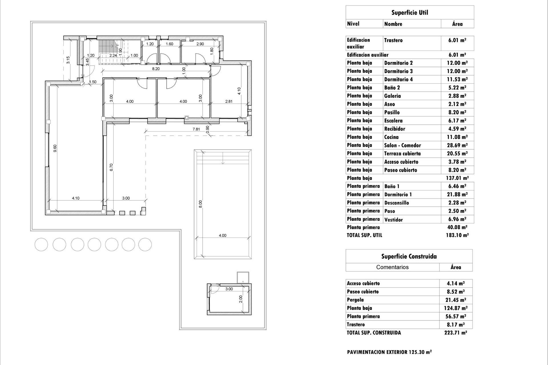 Nouvelle construction - Villa -
Aspe - Poligono 19