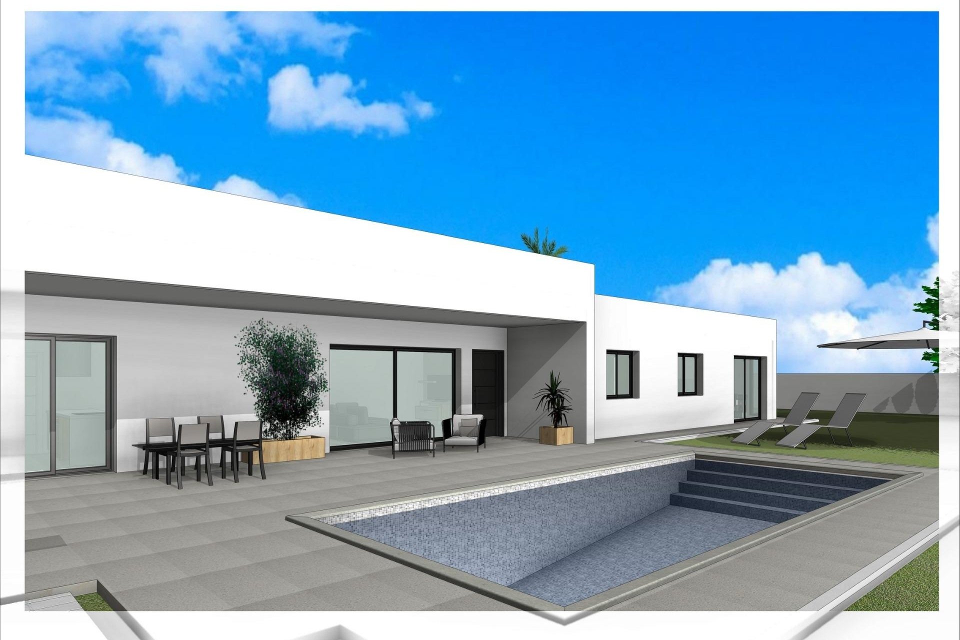 Nouvelle construction - Villa -
Aspe - Poligono 19
