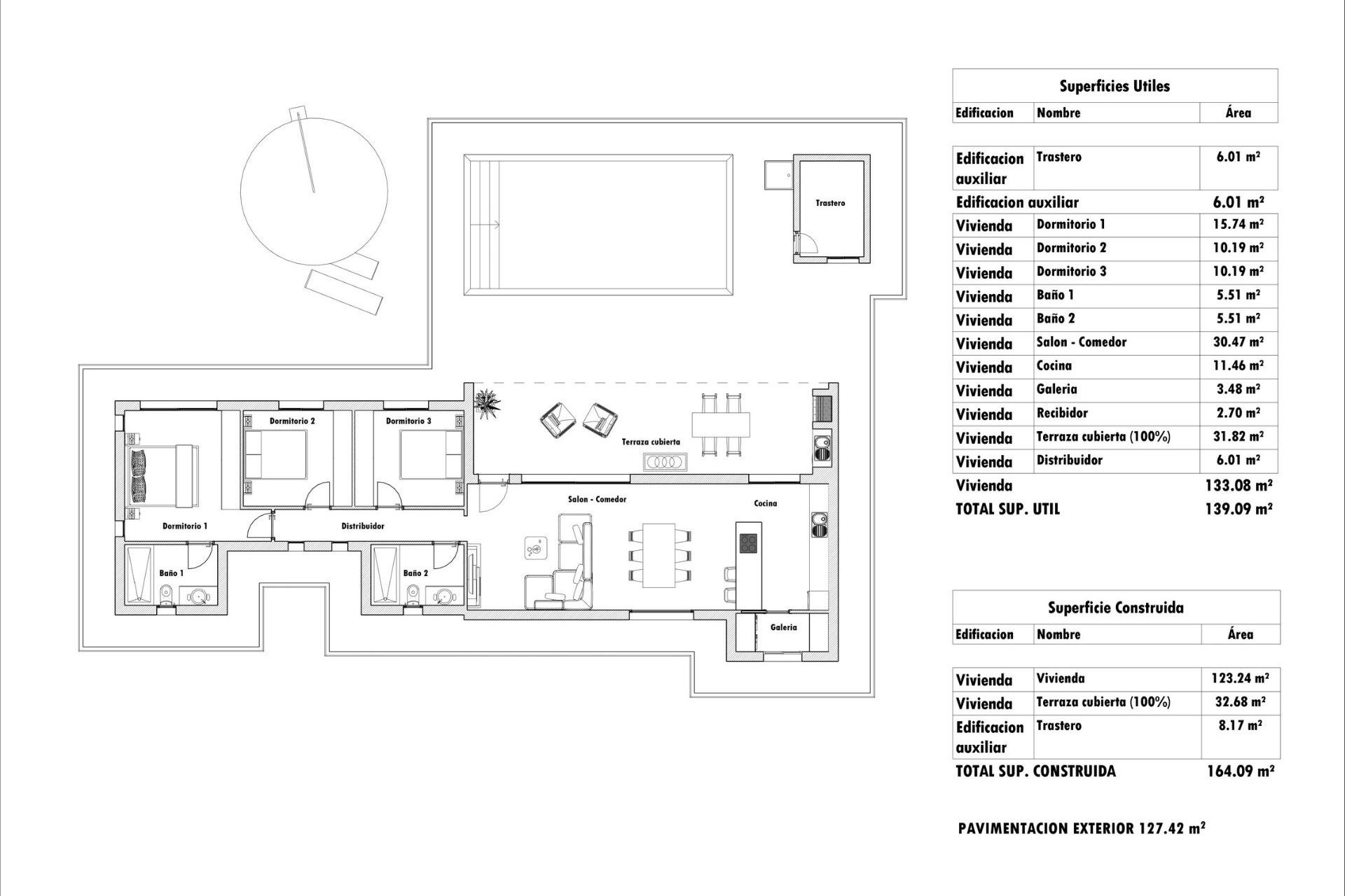 Nouvelle construction - Villa -
Aspe - Poligono 19