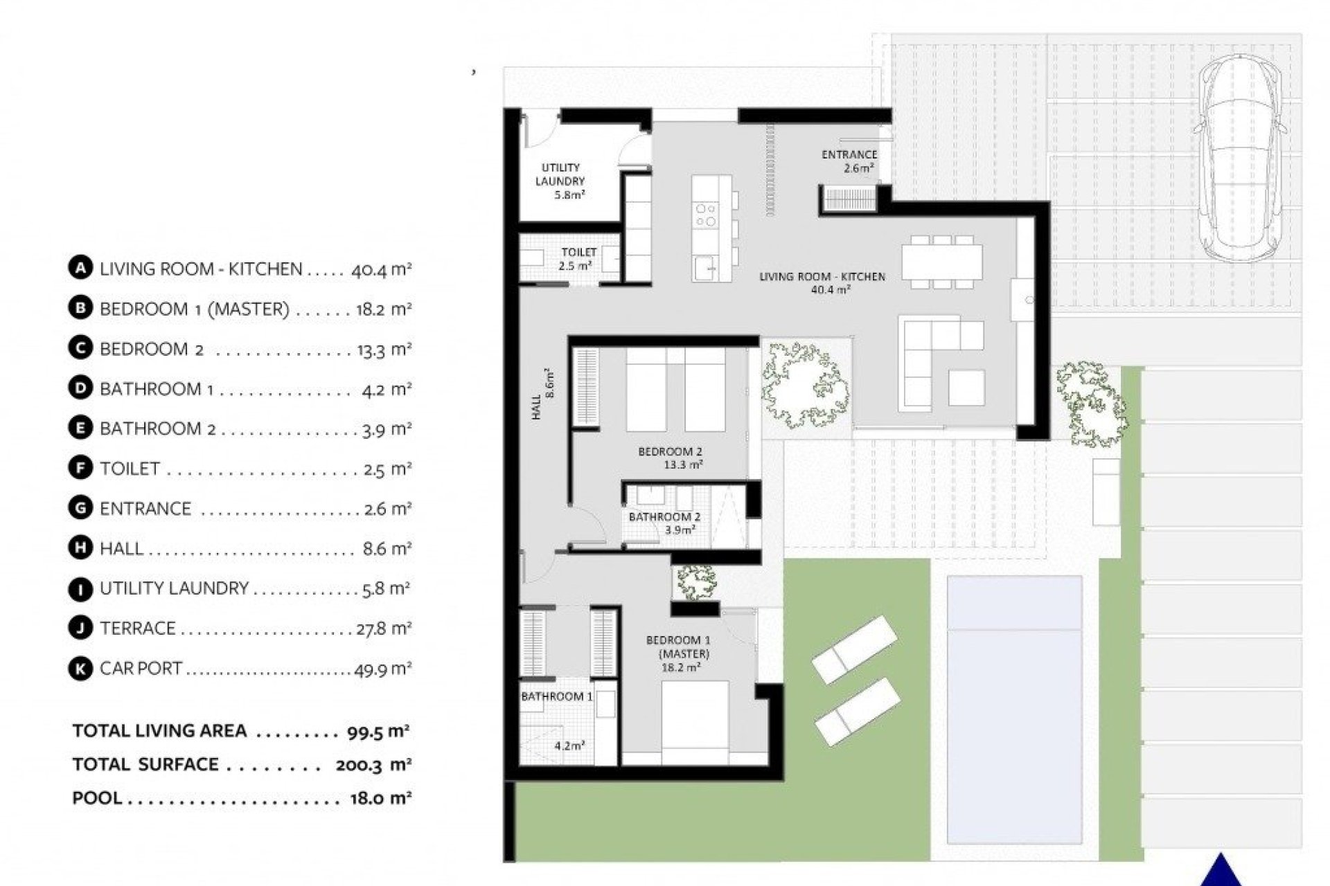 Nouvelle construction - Villa -
Baños y Mendigo - Altaona Golf