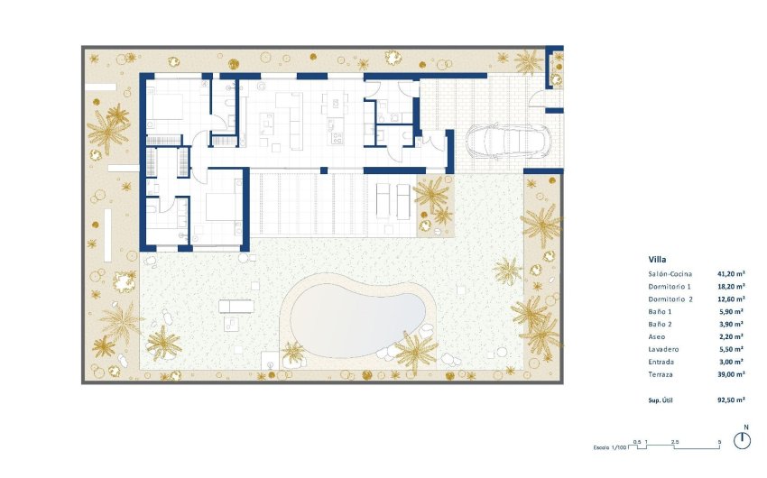 Nouvelle construction - Villa -
Baños y Mendigo - Altaona Golf