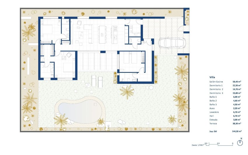 Nouvelle construction - Villa -
Baños y Mendigo - Altaona Golf