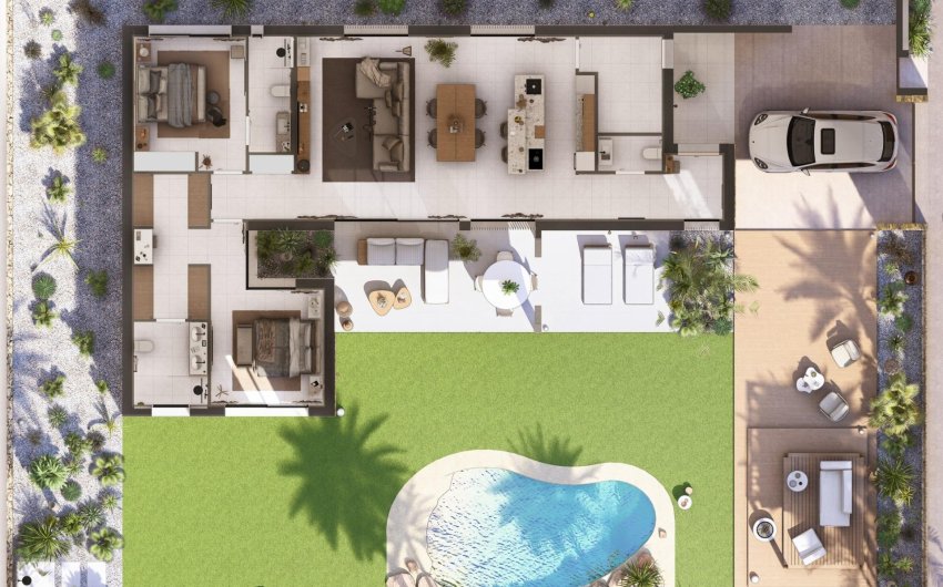 Nouvelle construction - Villa -
Baños y Mendigo - Altaona Golf