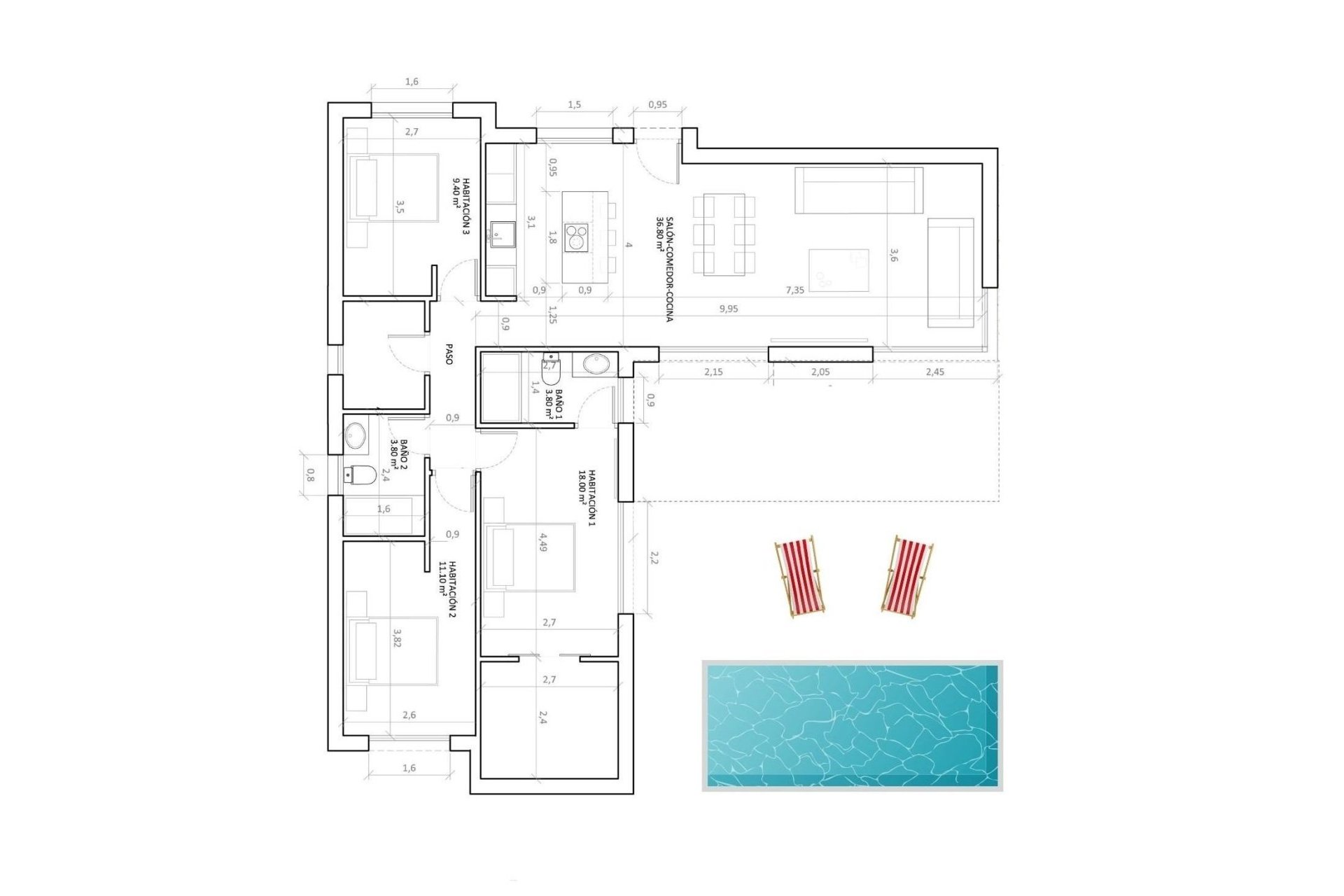 Nouvelle construction - Villa -
Hondón de las Nieves - Urbaniz La Montañosa