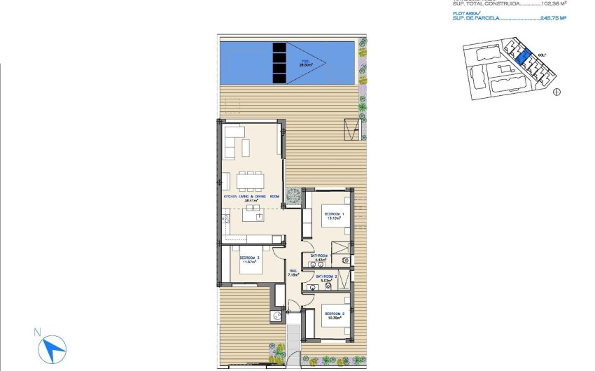 Nouvelle construction - Villa -
Los Alcazares - Serena Golf