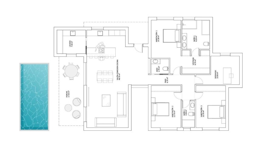Nouvelle construction - Villa -
Monforte del Cid - La Capitana