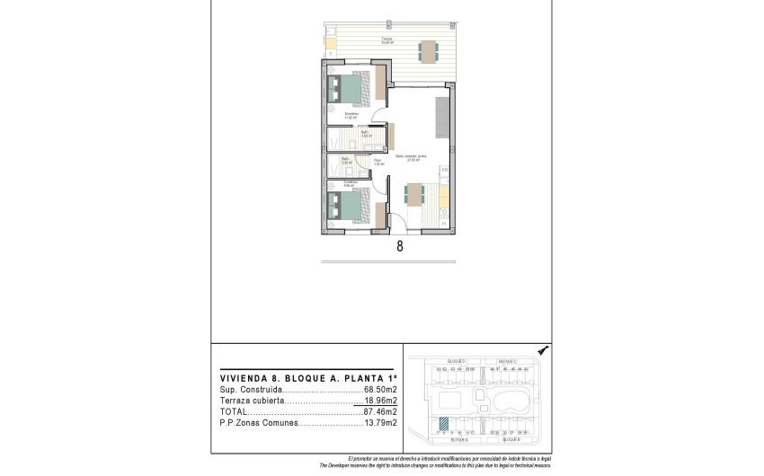 Obra nueva - Apartment -
Torre Pacheco - San Cayetano