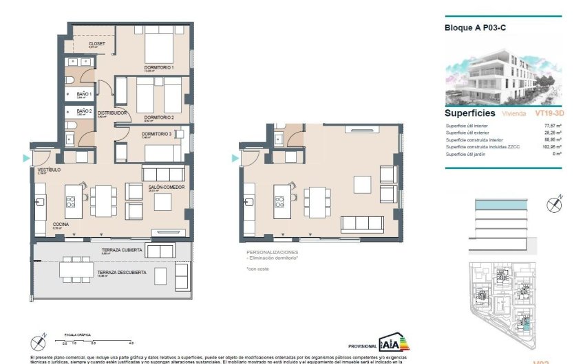 Obra nueva - Ático -
Benicassim - Almadraba