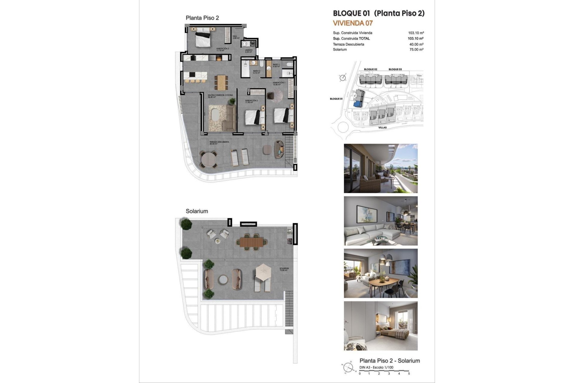 Obra nueva - Ático -
Finestrat - Campana Garden