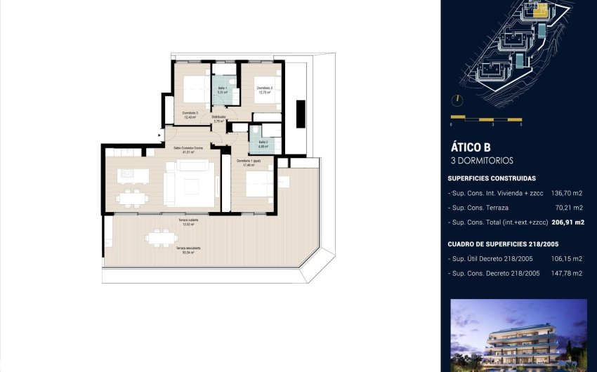 Obra nueva - Ático -
Fuengirola - Higueron